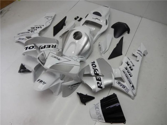 2003-2004 Silver White Black Repsol Honda CBR600RR Motorcycle Fairings Kit Canada 2003-2004 Silver White Black Repsol Honda CBR600RR Motorcycle Fairings Kit Canada
