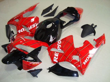 2003-2004 Black Spider Man Repsol Honda CBR600RR Motorcycle Fairing Kits Canada