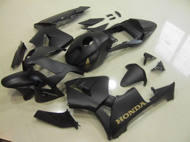 2003-2004 Matte Black Gold Honda CBR600RR Motorbike Fairings Canada 2003-2004 Matte Black Gold Honda CBR600RR Motorbike Fairings Canada