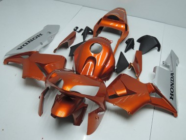2003-2004 Orange Silver Honda CBR600RR Motorbike Fairing Canada
