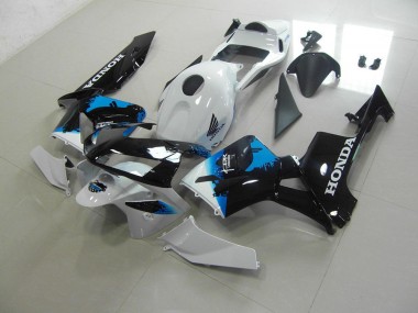 2003-2004 White Black Blue Honda CBR600RR Motorcycle Fairings Kit Canada