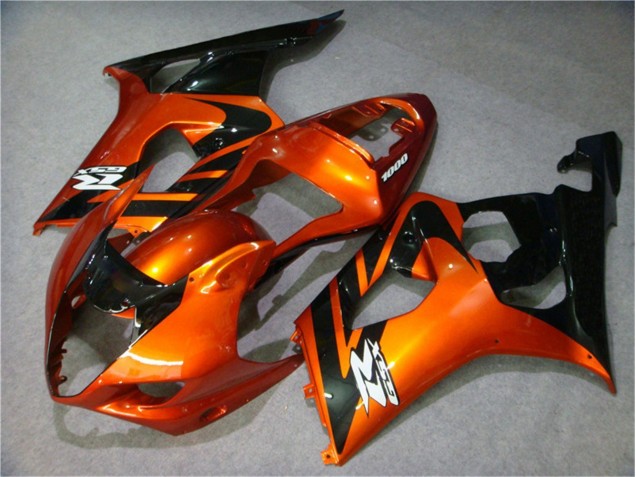 2003-2004 Orange Black Suzuki GSXR 1000 Motorcycle Fairing Kits Canada 2003-2004 Orange Black Suzuki GSXR 1000 Motorcycle Fairing Kits Canada