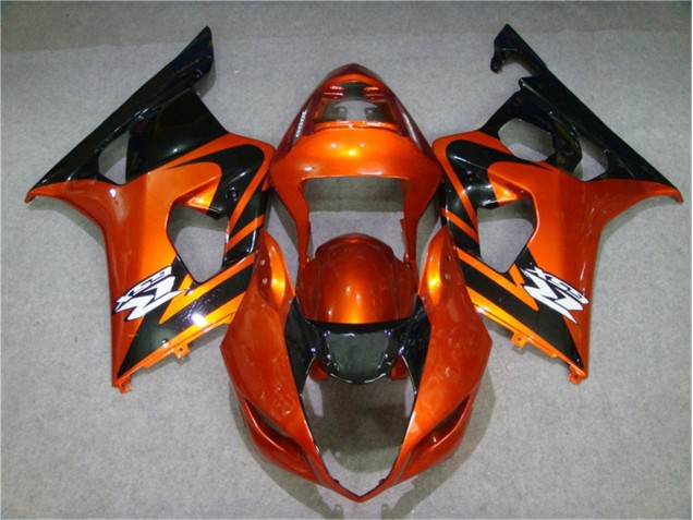 2003-2004 Orange Black Suzuki GSXR 1000 Motorcycle Fairing Kits Canada 2003-2004 Orange Black Suzuki GSXR 1000 Motorcycle Fairing Kits Canada