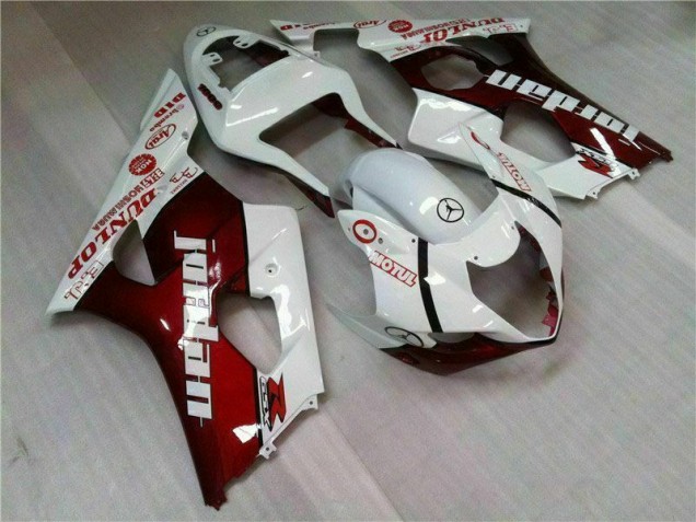 2003-2004 Red White Suzuki GSXR 1000 Motorcycle Bodywork Canada 2003-2004 Red White Suzuki GSXR 1000 Motorcycle Bodywork Canada