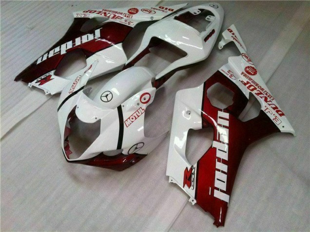 2003-2004 Red White Suzuki GSXR 1000 Motorcycle Bodywork Canada 2003-2004 Red White Suzuki GSXR 1000 Motorcycle Bodywork Canada