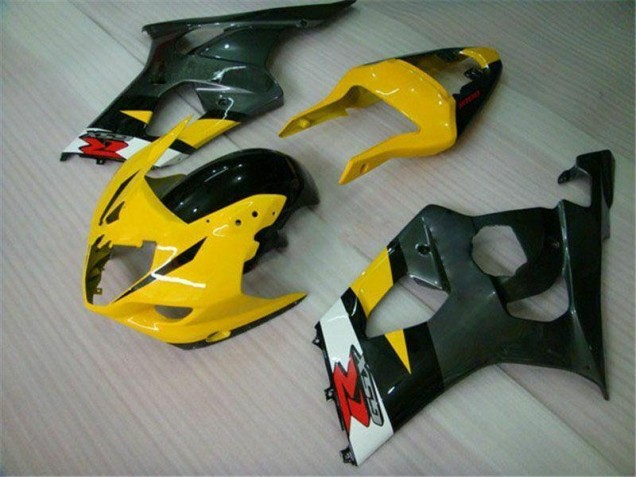 2003-2004 Yellow Black Suzuki GSXR 1000 Motorcycle Fairings Kit Canada 2003-2004 Yellow Black Suzuki GSXR 1000 Motorcycle Fairings Kit Canada