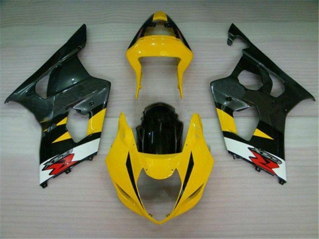 2003-2004 Yellow Black Suzuki GSXR 1000 Motorcycle Fairings Kit Canada 2003-2004 Yellow Black Suzuki GSXR 1000 Motorcycle Fairings Kit Canada
