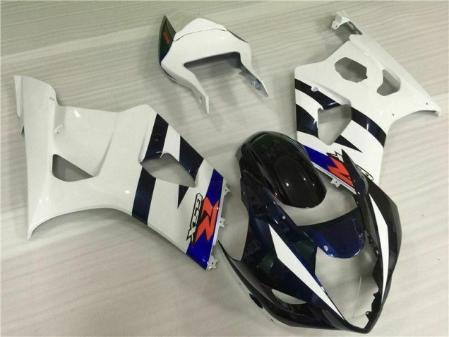 2003-2004 White Black Suzuki GSXR 1000 Motorcylce Fairings Canada 2003-2004 White Black Suzuki GSXR 1000 Motorcylce Fairings Canada