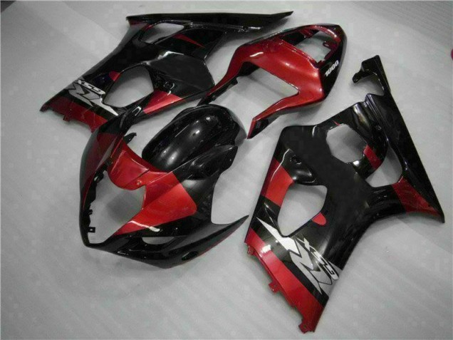 2003-2004 Red Black Suzuki GSXR 1000 Motorcycle Fairing Kits Canada 2003-2004 Red Black Suzuki GSXR 1000 Motorcycle Fairing Kits Canada