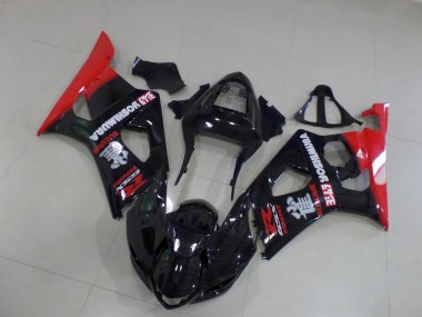 2003-2004 Black and Red Suzuki GSXR 1000 Motorbike Fairing Canada