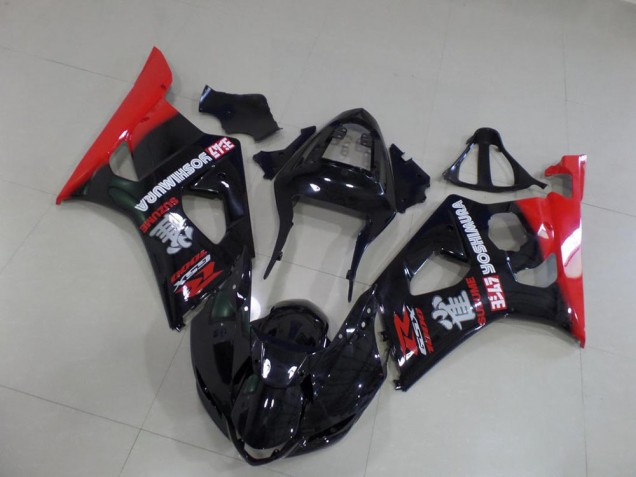 2003-2004 Black and Red Suzuki GSXR 1000 Motorbike Fairing Canada 2003-2004 Black and Red Suzuki GSXR 1000 Motorbike Fairing Canada