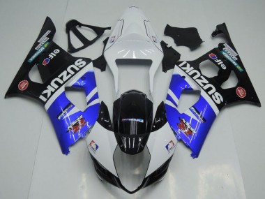 2003-2004 Blue White and Black Suzuki GSXR 1000 Bike Fairings Canada