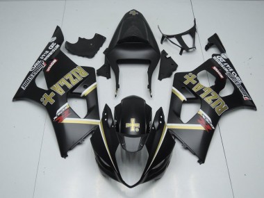2003-2004 Matte Black Rizla Suzuki GSXR 1000 Motorbike Fairing Canada