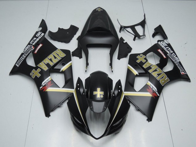 2003-2004 Matte Black Rizla Suzuki GSXR 1000 Motorbike Fairing Canada 2003-2004 Matte Black Rizla Suzuki GSXR 1000 Motorbike Fairing Canada