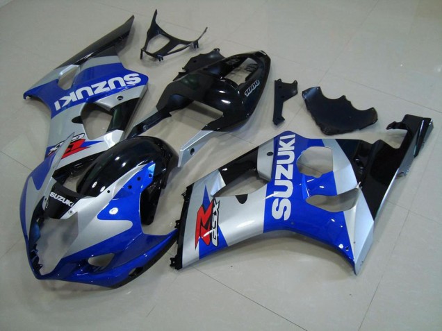 2003-2004 Blue Silver Suzuki GSXR 1000 Motorcyle Fairings Canada 2003-2004 Blue Silver Suzuki GSXR 1000 Motorcyle Fairings Canada