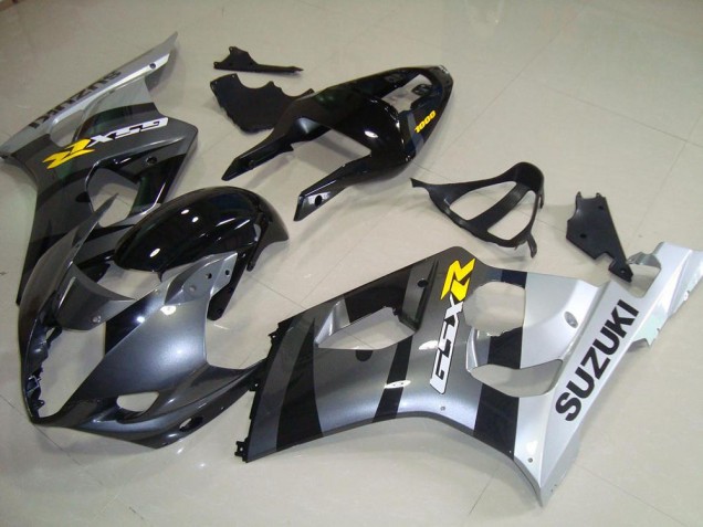 2003-2004 Grey Silver Suzuki GSXR 1000 Motorcycle Fairings Kit Canada 2003-2004 Grey Silver Suzuki GSXR 1000 Motorcycle Fairings Kit Canada