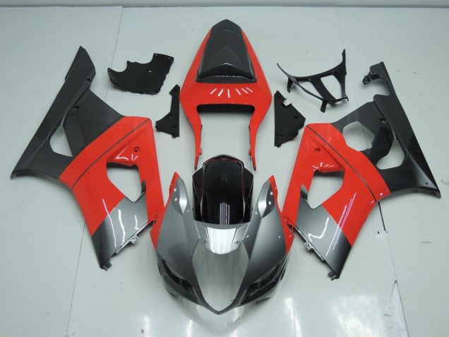 2003-2004 Red and Grey Suzuki GSXR 1000 Motorbike Fairing Canada