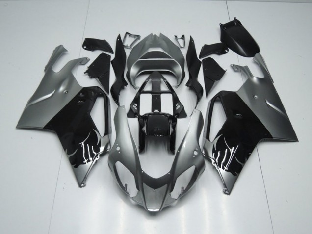 2003-2006 Grey and Black Aprilia RSV1000 Bike Fairing Kit Canada 2003-2006 Grey and Black Aprilia RSV1000 Bike Fairing Kit Canada
