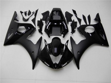 2003-2005 Glossy Matte Black Yamaha YZF R6 Motor Fairings Canada