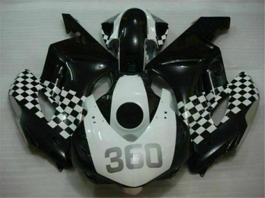2004-2005 White Black Honda CBR1000RR Replacement Fairings Canada