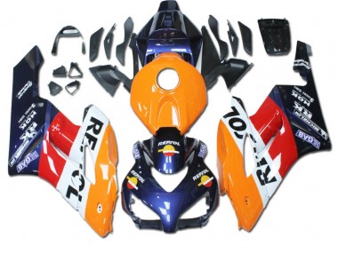 2004-2005 Orange Red Blue Repsol Honda CBR1000RR Bike Fairing Canada