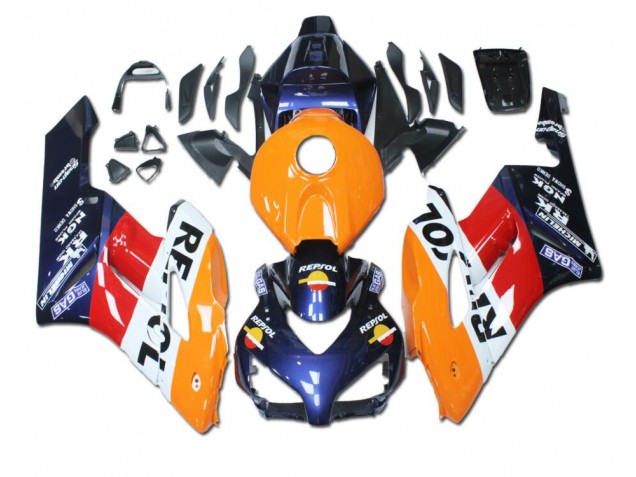 2004-2005 Orange Red Blue Repsol Honda CBR1000RR Bike Fairing Canada 2004-2005 Orange Red Blue Repsol Honda CBR1000RR Bike Fairing Canada