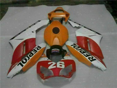 2004-2005 Orange Red Repsol 26 Honda CBR1000RR Motorcycle Bodywork Canada