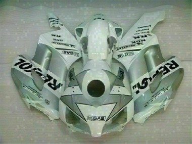 2004-2005 White Silver Repsol Honda CBR1000RR Motorcyle Fairings Canada