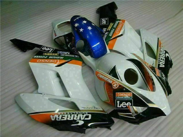 2004-2005 White Blue Honda CBR1000RR Replacement Fairings Canada 2004-2005 White Blue Honda CBR1000RR Replacement Fairings Canada