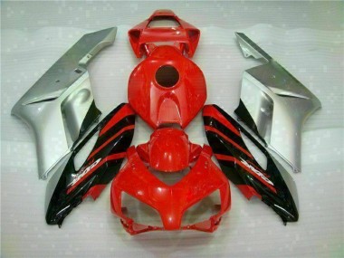 2004-2005 Red Silver Honda CBR1000RR Moto Fairings Canada