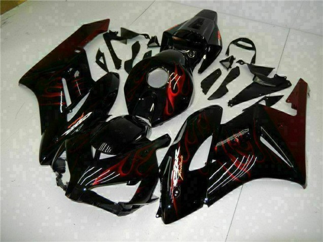 2004-2005 Red Flame Black Honda CBR1000RR Replacement Fairings Canada 2004-2005 Red Flame Black Honda CBR1000RR Replacement Fairings Canada