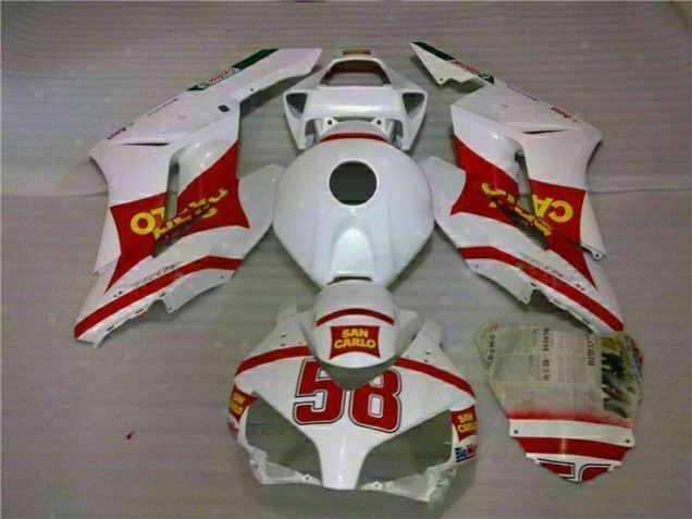 2004-2005 White Red Honda CBR1000RR Motorcycle Fairings Canada 2004-2005 White Red Honda CBR1000RR Motorcycle Fairings Canada