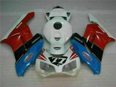 2004-2005 White Red 77 Honda CBR1000RR Motorcycle Fairing Kits Canada
