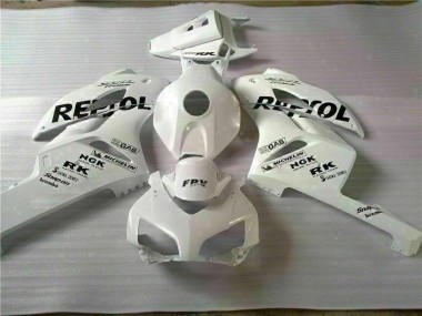 2004-2005 White Black Repsol Honda CBR1000RR Motorcycle Fairing Kit Canada