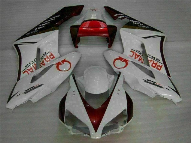 2004-2005 White Red Honda CBR1000RR Moto Fairings Canada 2004-2005 White Red Honda CBR1000RR Moto Fairings Canada