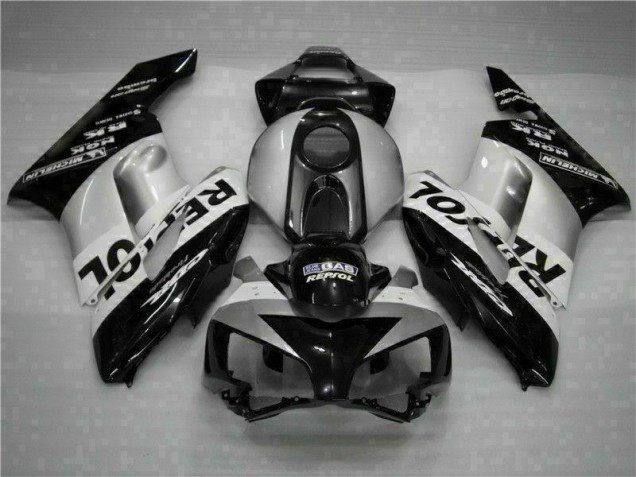 2004-2005 Black Silver Repsol Honda CBR1000RR Motorcycle Fairings Kit Canada 2004-2005 Black Silver Repsol Honda CBR1000RR Motorcycle Fairings Kit Canada