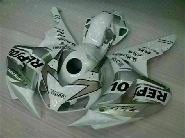 2004-2005 Silver Repsol Honda CBR1000RR Bike Fairings & Plastics Canada 2004-2005 Silver Repsol Honda CBR1000RR Bike Fairings & Plastics Canada