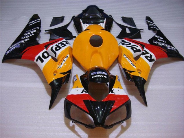 2004-2005 Orange Black Repsol Honda CBR1000RR Motorcycle Fairings Kits Canada 2004-2005 Orange Black Repsol Honda CBR1000RR Motorcycle Fairings Kits Canada