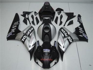 2004-2005 Black Silver Repsol Honda CBR1000RR Motorcyle Fairings Canada