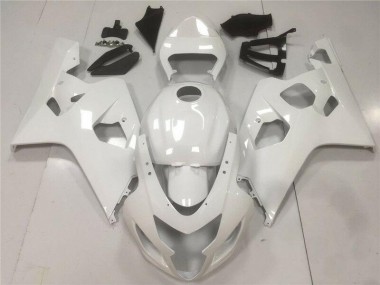 2004-2005 Glossy White Suzuki GSXR 600/750 Moto Fairings Canada