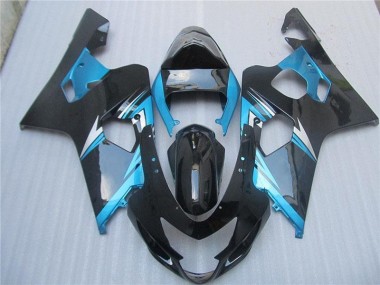 2004-2005 Blue Black Suzuki GSXR 600/750 Motorcycle Fairing Kit Canada
