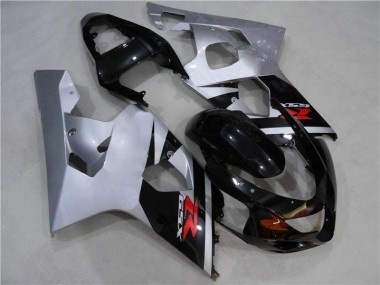 2004-2005 Black Silver Suzuki GSXR 600/750 Motorcycle Fairing Kit Canada
