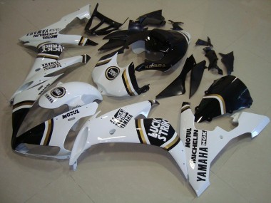 2004-2006 Black Gold White Yamaha YZF R1 Bike Fairing Kit Canada