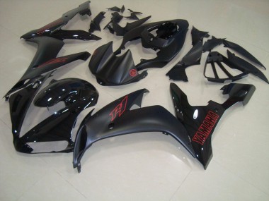 2004-2006 Matte Black Red Yamaha YZF R1 Replacement Fairings Canada