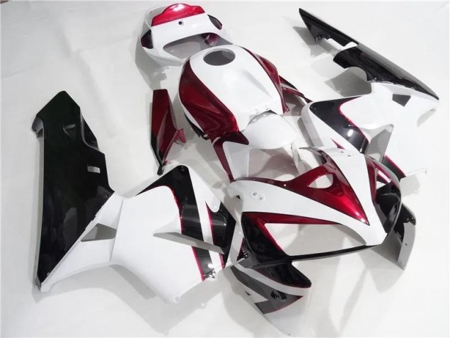 2005-2006 Red White Black Honda CBR600RR Motorcycle Fairing Canada 2005-2006 Red White Black Honda CBR600RR Motorcycle Fairing Canada