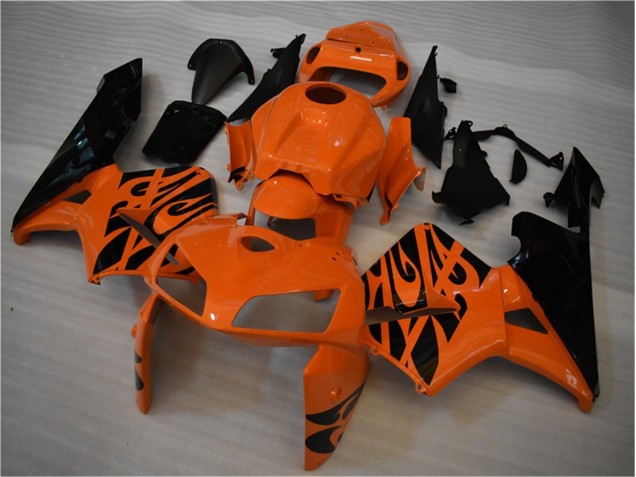 2005-2006 Orange Black Honda CBR600RR Motorbike Fairing Canada 2005-2006 Orange Black Honda CBR600RR Motorbike Fairing Canada