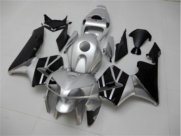 2005-2006 Silver Black Honda CBR600RR Motor Bike Fairings Canada 2005-2006 Silver Black Honda CBR600RR Motor Bike Fairings Canada