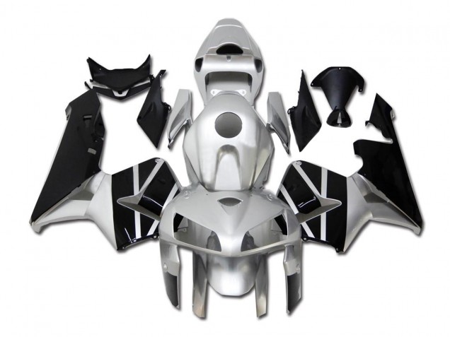 2005-2006 Silver Black Honda CBR600RR Motor Bike Fairings Canada 2005-2006 Silver Black Honda CBR600RR Motor Bike Fairings Canada