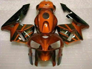 2005-2006 Orange Black Honda CBR600RR Bike Fairings Canada