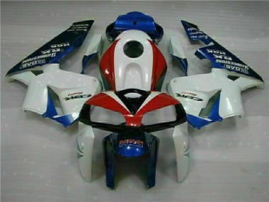2005-2006 White Blue Honda CBR600RR Moto Fairings Canada